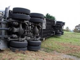 Transportversicherung LKW umgekippt